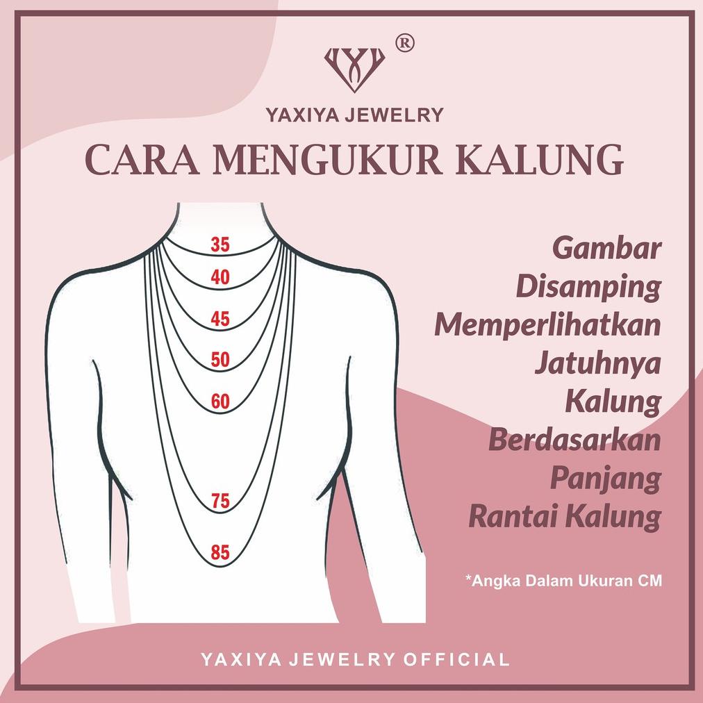 Yaxiya Kalung Set Solitaire Mata 1 Lapis Emas Perhiasan Imitasi 191