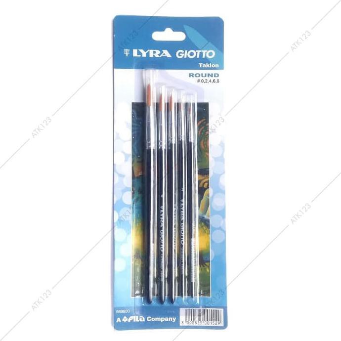 

HOT SALE Kuas Lukis / Brush Lyra Giotto Set Taklon Round