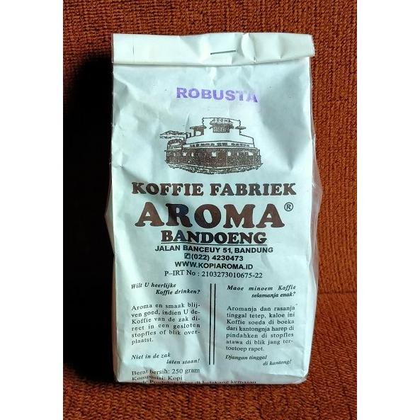 

KOPI AROMA BANDUNG - ARABIKA / ROBUSTA FRESH ASLI - Bubuk / Biji 250gr