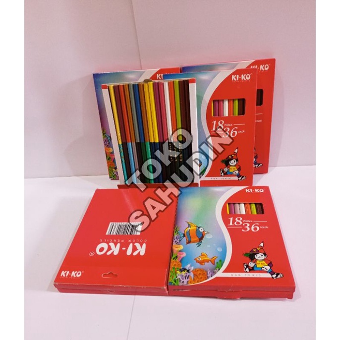 

PENSIL WARNA (KIKO), PANJANG 18 PENSIL 36 WARNA / KIKO 18/36