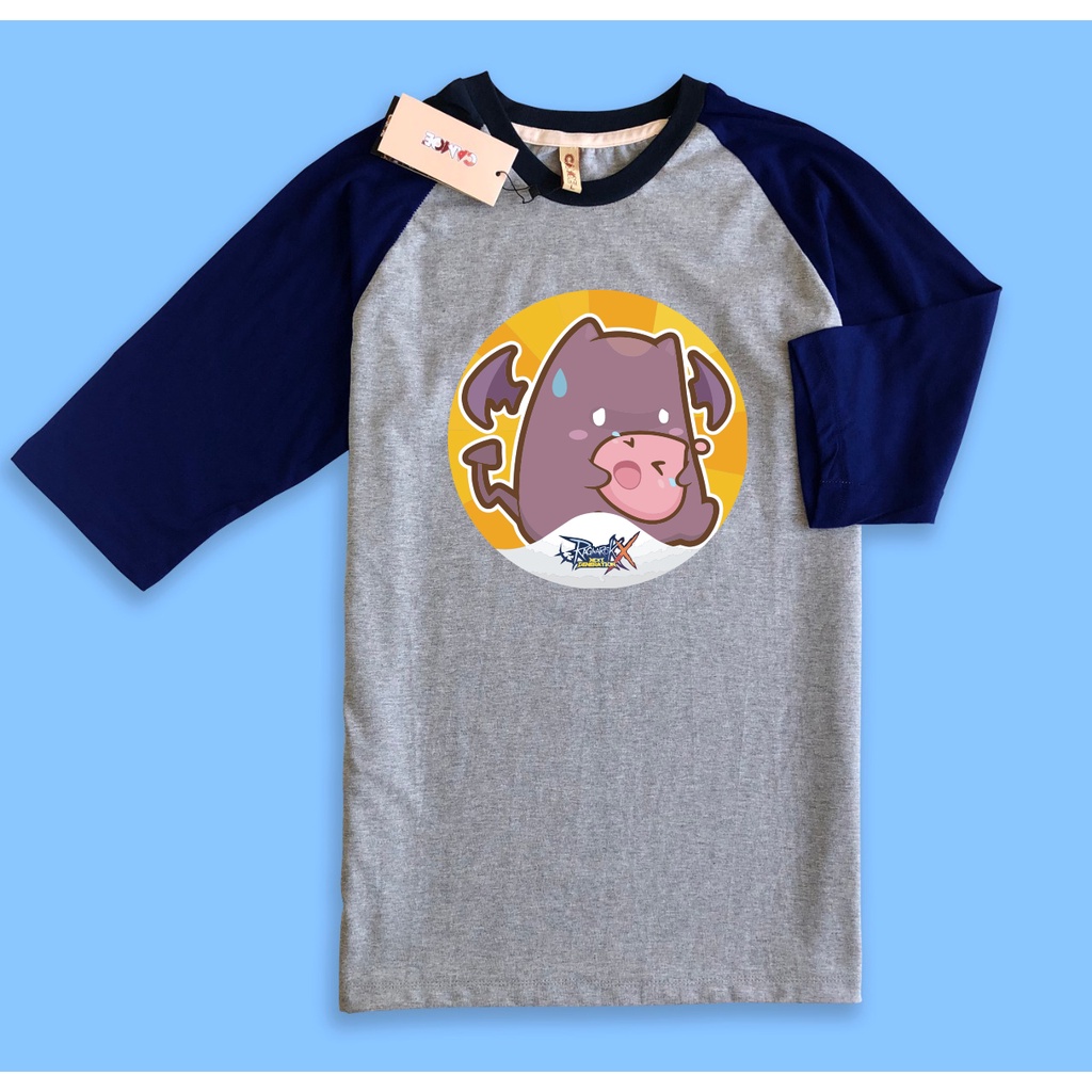 Kaos Raglan Gaming Ragnarok X Deviruchi Poring