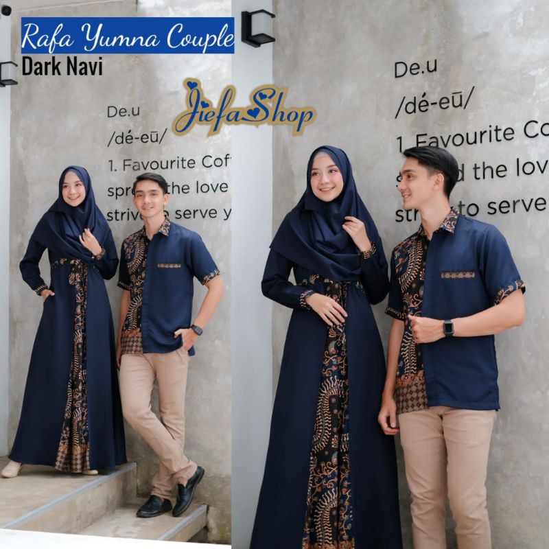 baju muslim couple - Rafa YUMNA couple