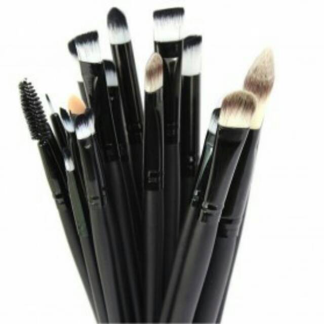 Cosmetic Make Up Brush 20 Set / Kuas Make Up - Black