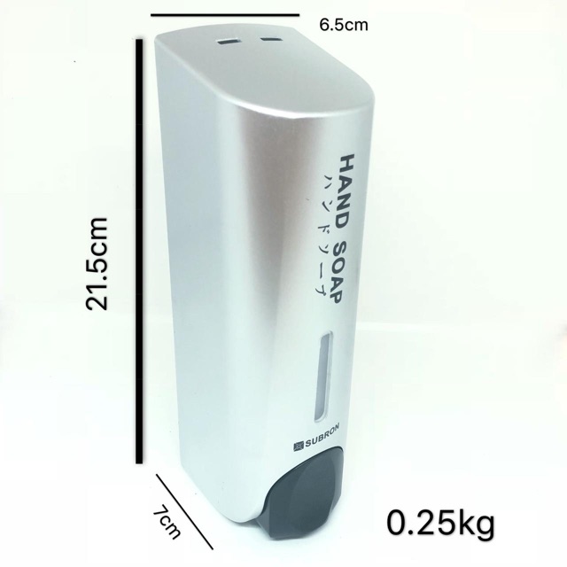 Soap dispenser single tempat sabun cair plastik tebal elegan 350ml