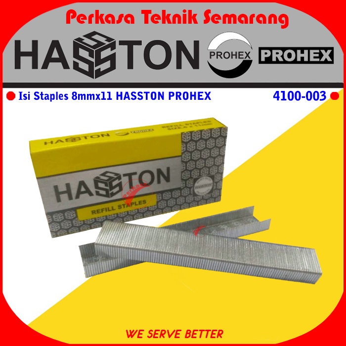 

HASSTON PROHEX 4100-003 Isi Staples 8mmx11