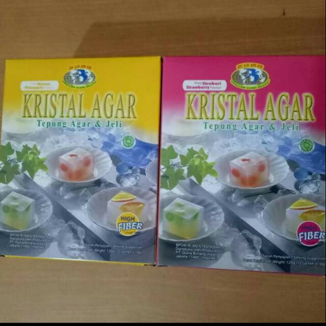 

Kristal agar berbagai macam rasa 1 Dus 12 Sachet