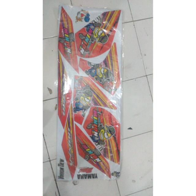 Striping vixion new minion merah