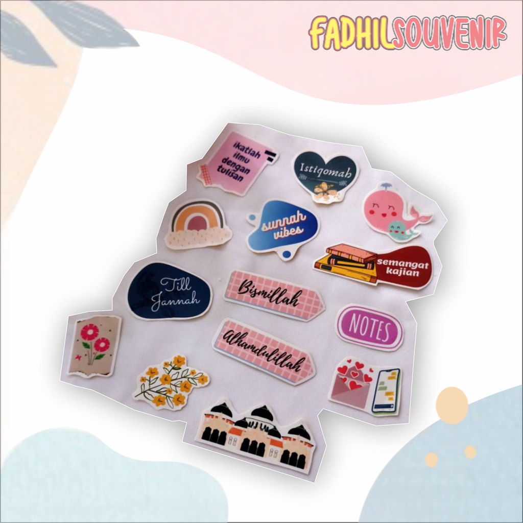 

READY stiker mini pack dakwah islam jurnal hp planner Fadhilsouvenir
