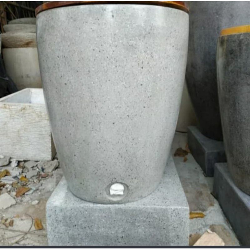 Bak mandi minimalis marmer warna abu_abu, FREE ONGKIR BEKASI KOTA