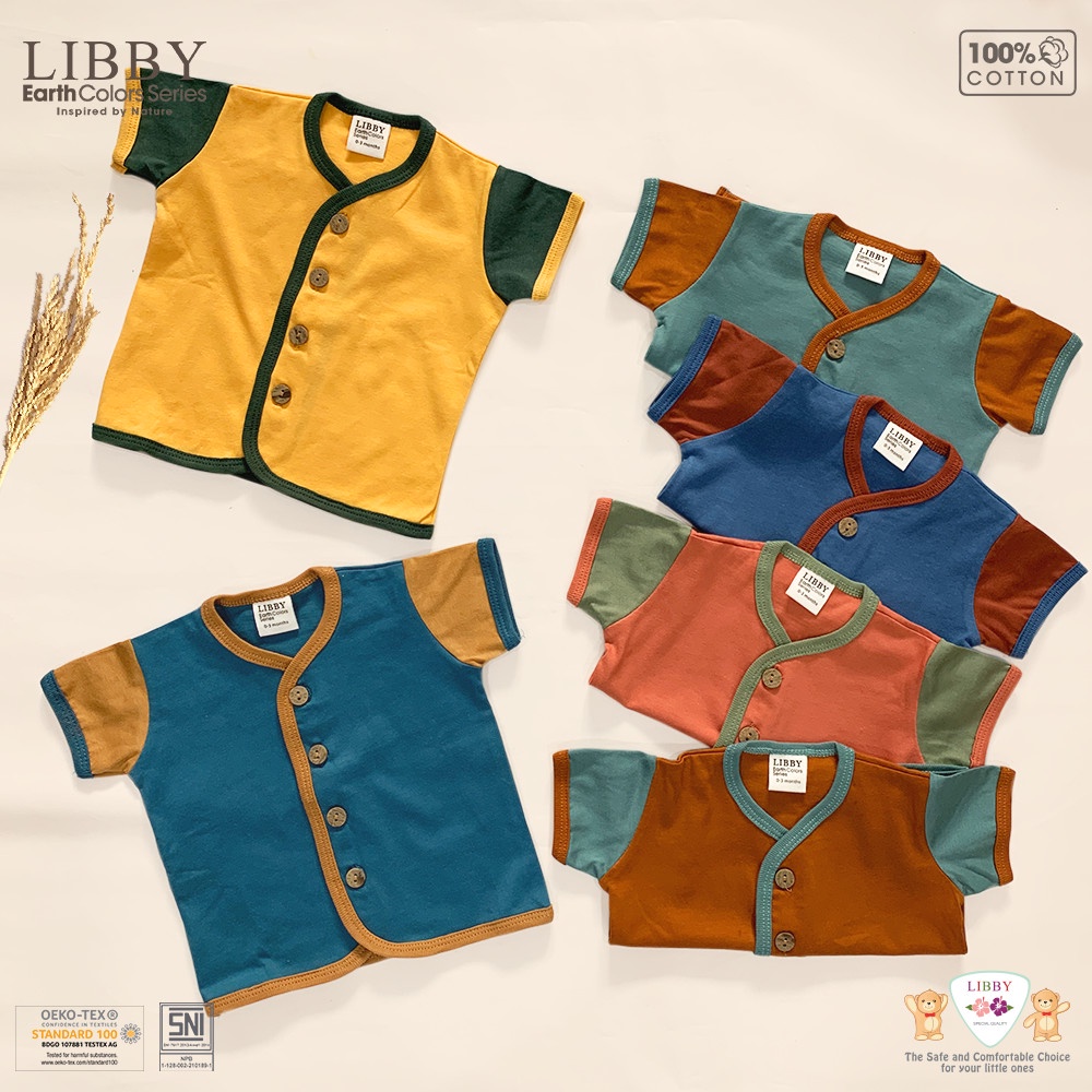 Libby Comfy Set Kombinasi Setelan Baju Kancing Depan Pendek Celana Pendek / Button Short Sleeve