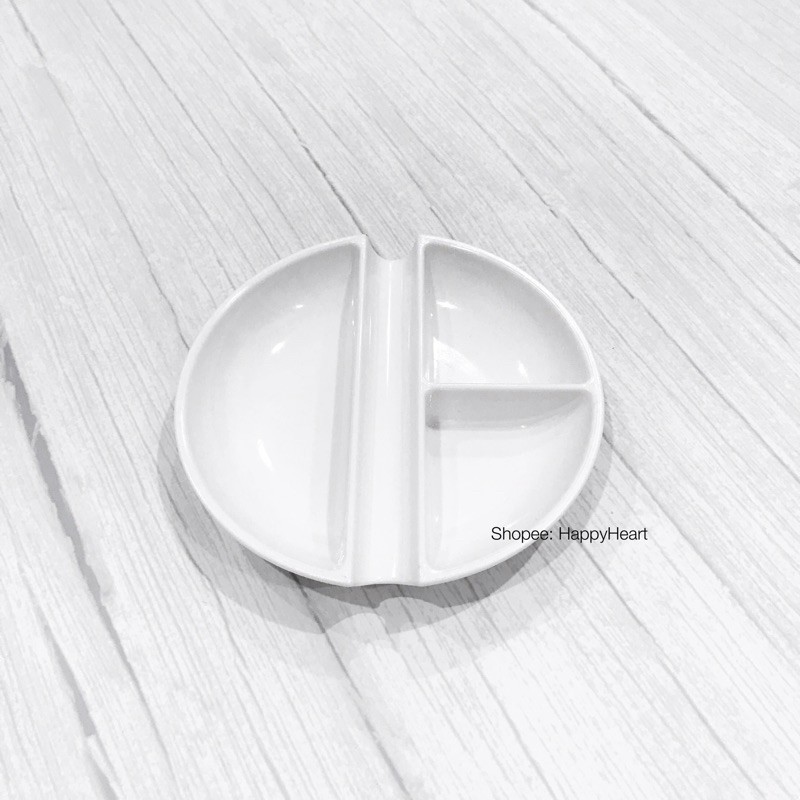 

Palette Melukis dengan tempat kuas di tengah