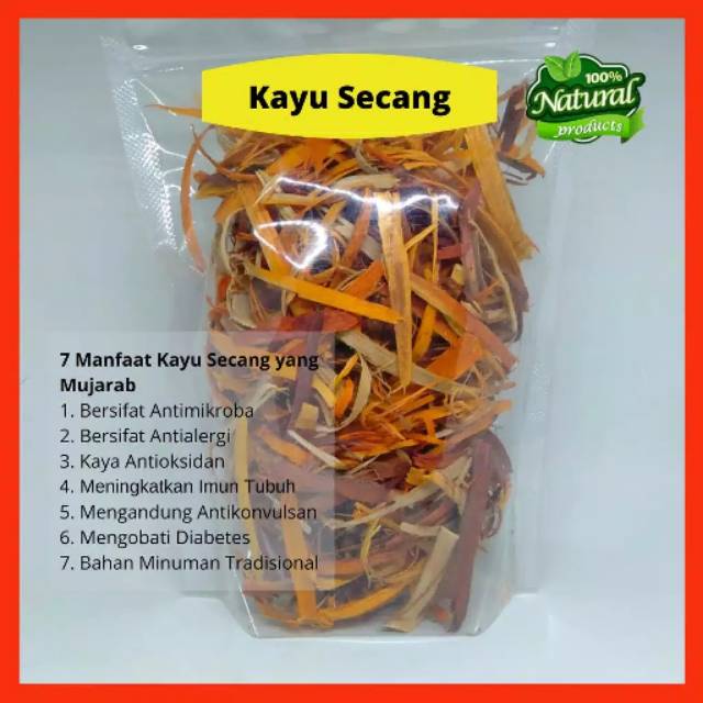 

Kayu Secang Minuman Herbal Asli Pegunungan Boyolali 500 gram-1000 gram
