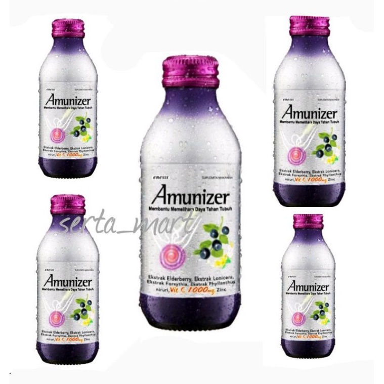 Amunizer Vitamin C 1000mg Botol RTD 140ml - Minuman Amunizer