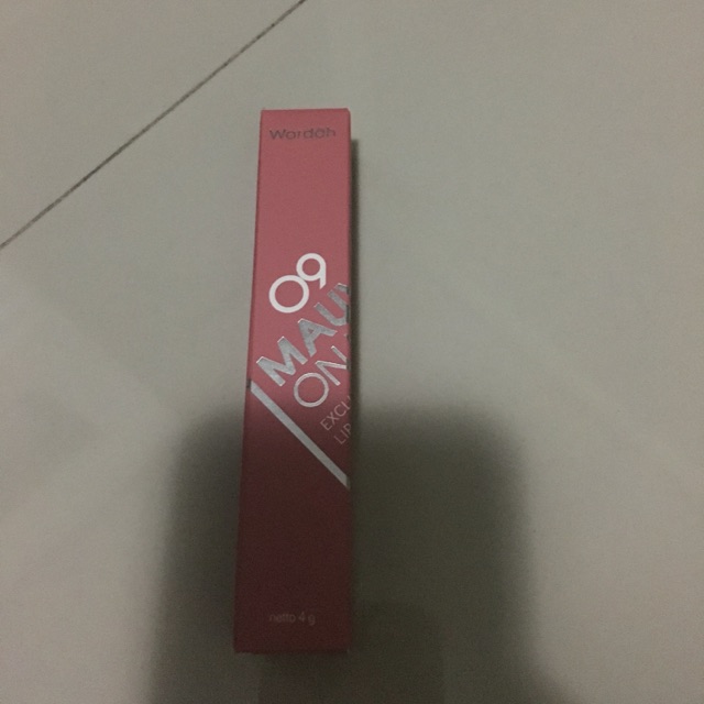 Ready wardah exclusive matte lip cream mauve on no 9 NEW