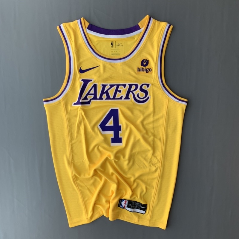 Jersey Basket NBA Heat Press LA Lakers #4 Rondo | Baju Basket