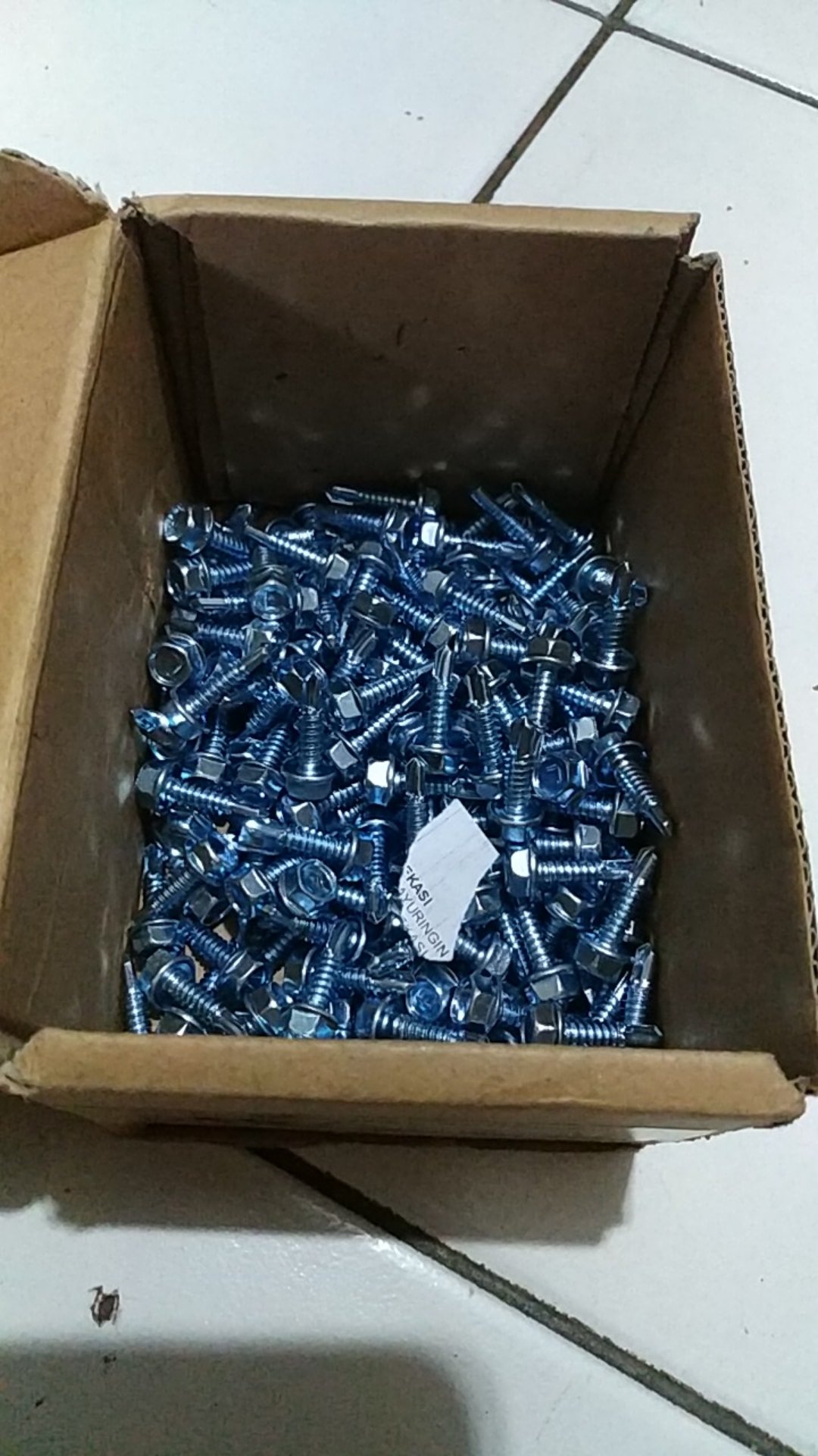 Skrup Roofing Putih Baja Ringan 10x19 Moon Lion Steel