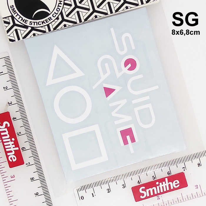 Stiker Korean Game SG Red Light Green Light 2W Cutting Sticker