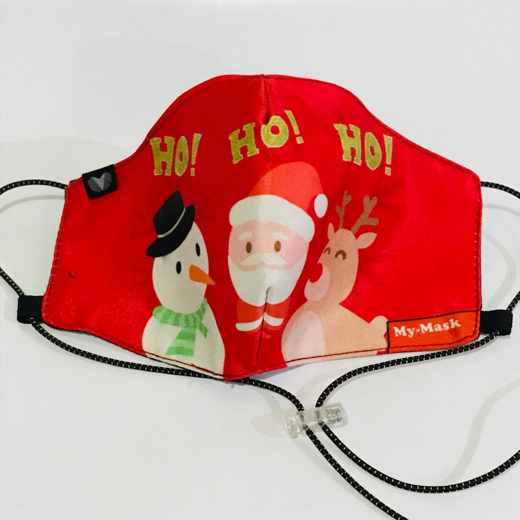 Showme Masker Full Print Premium NATAL - CHRISMAS