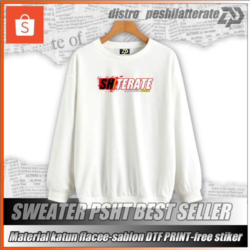 SWEATER PSHT SH TERATE PUSAT MADIUN PUTIH (SH-1)