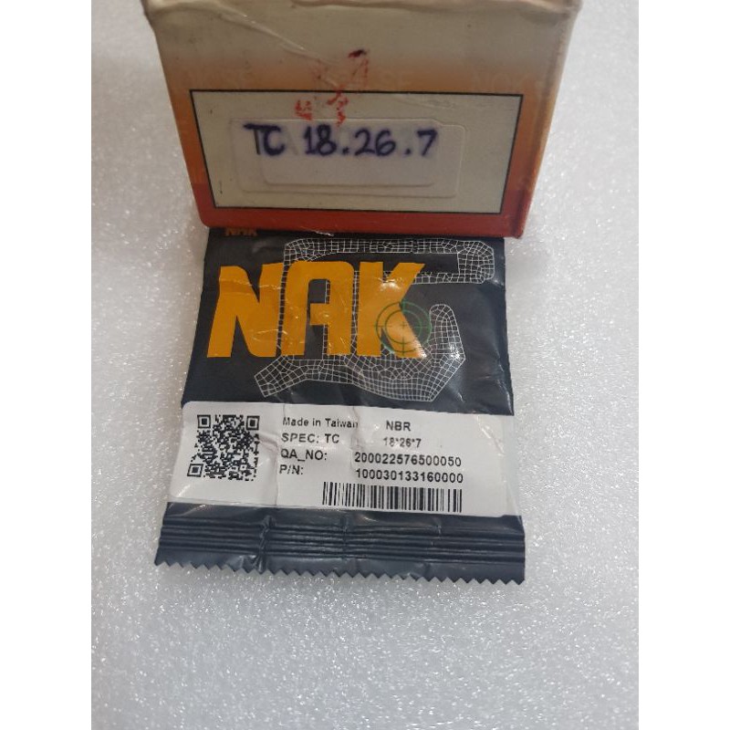 

oil seal tc 18×26×7mm taiwan