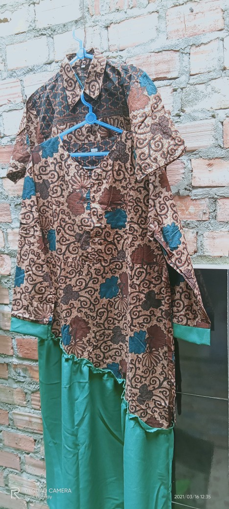 Maura Couple - Sania Ruffle Batik Couple