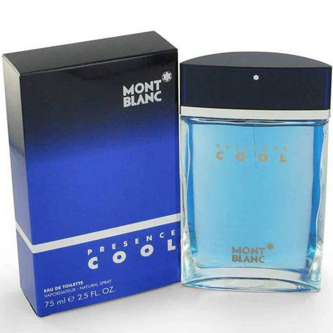 New Parfum Ori Eropa Nonbox Mountblanc Presence Cool Edt 75 Ml