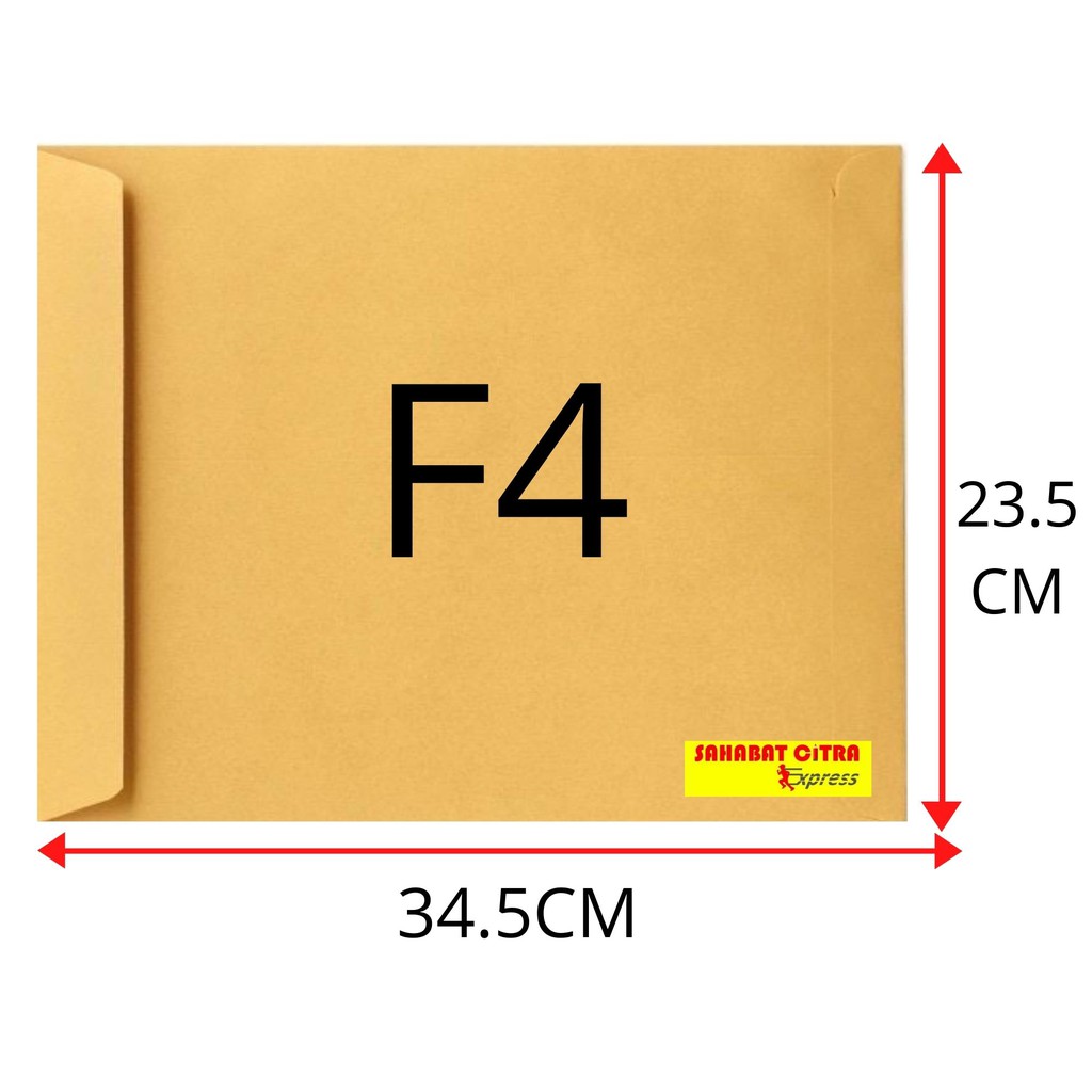 

AMPLOP COKLAT UK F4 23.5X34.5CM PACK NEURO 信封