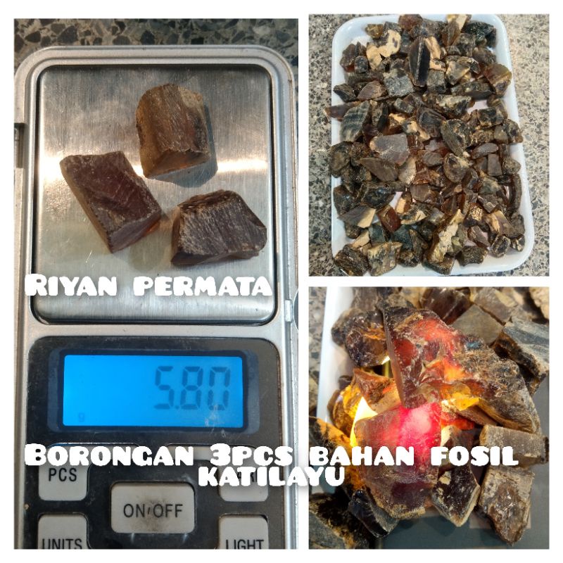 Borongan 3pcs bahan getah katilayu natural