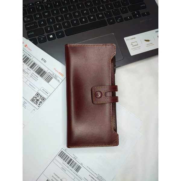 Dompet Panjang Wallet Kulit Sapi Asli