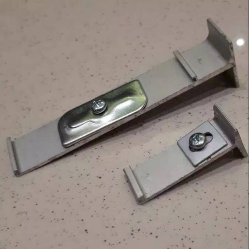 Braket Pipa Aluminium/Double braket/Penyangga pipa Aluminium