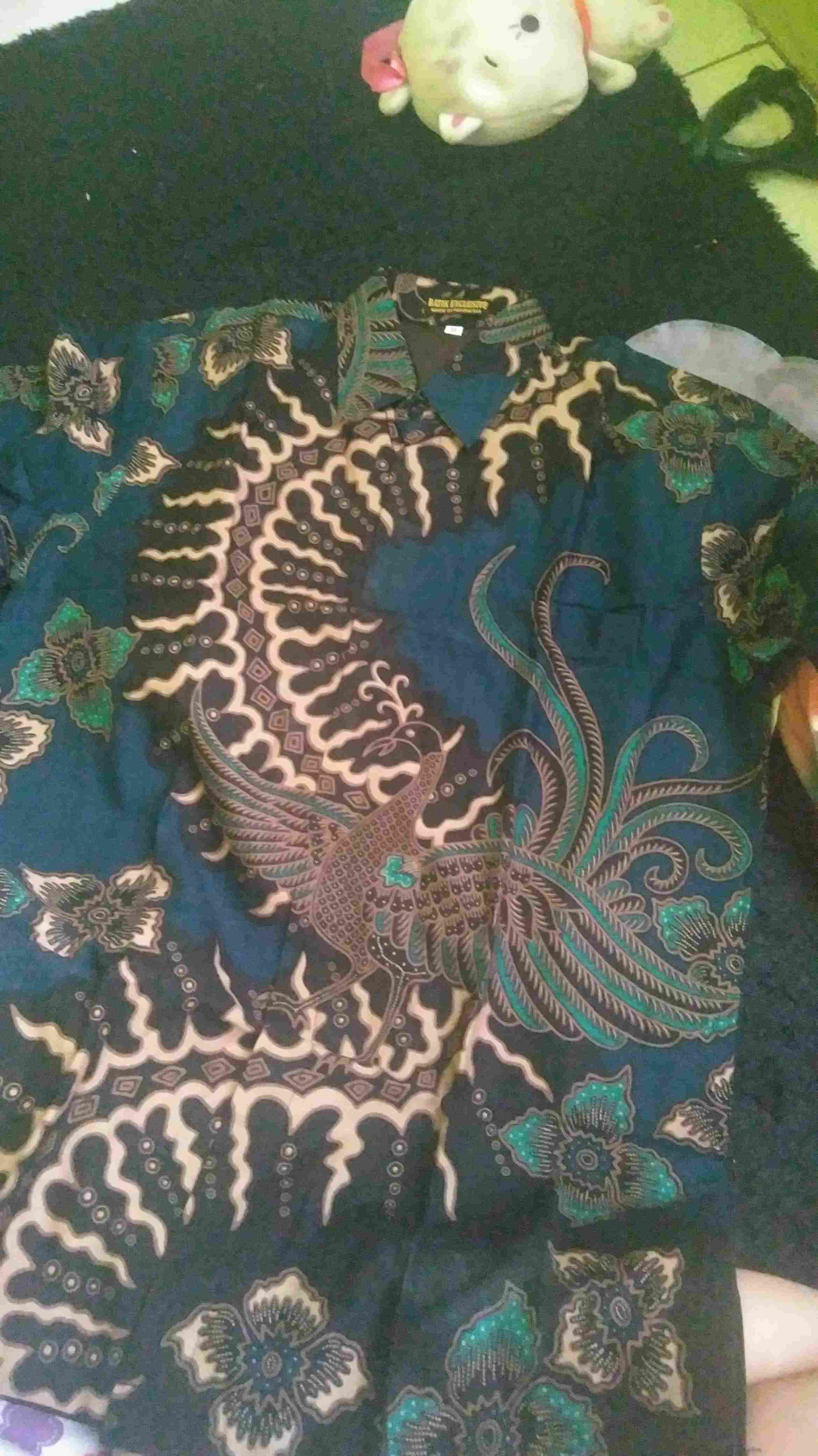 Kemeja Batik Prabu Bahan Katun Baturaden Reguler Fit B376