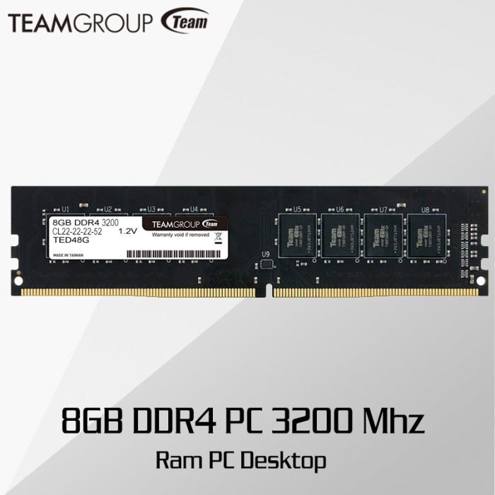 Team Elite LONG-DIMM 8GB DDR4 PC-3200