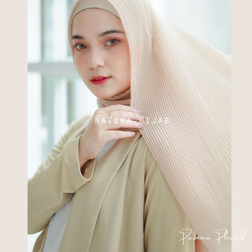 hijab pasmina full plisket Azara