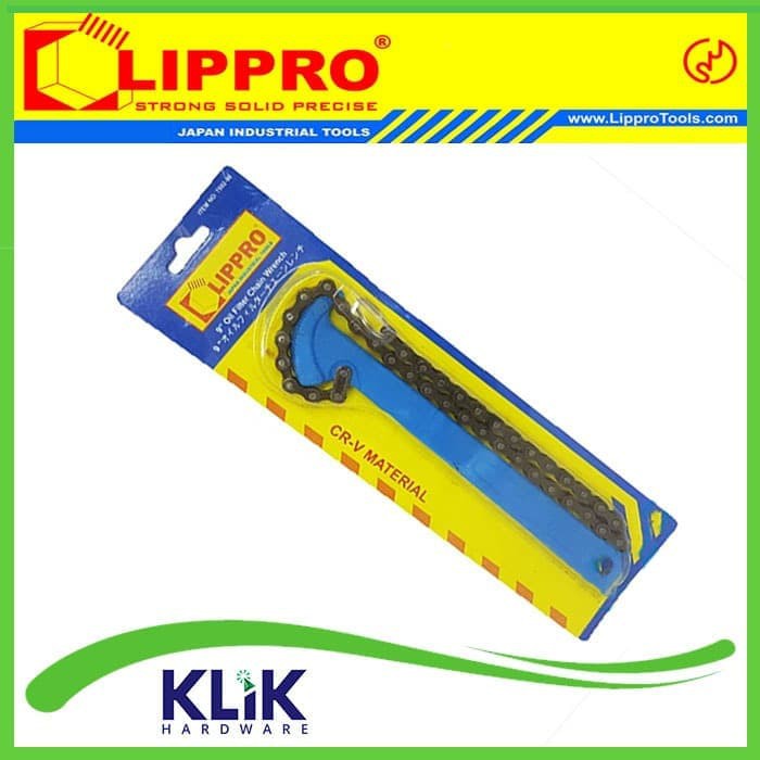 Lippro Kunci Oli Filter 9 Inch Rantai 225 mm - Oil Filter Wrench Chain 9&quot;