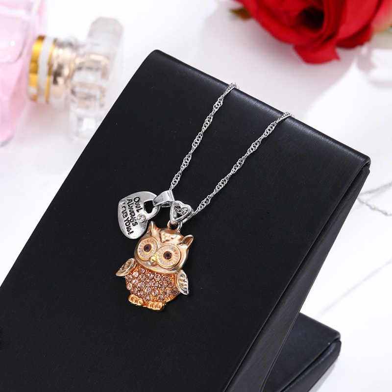 925 Sterling Silver Cute Elephant Necklace  Owl Ladybug Pendant Necklace Ladies Pendant Necklace