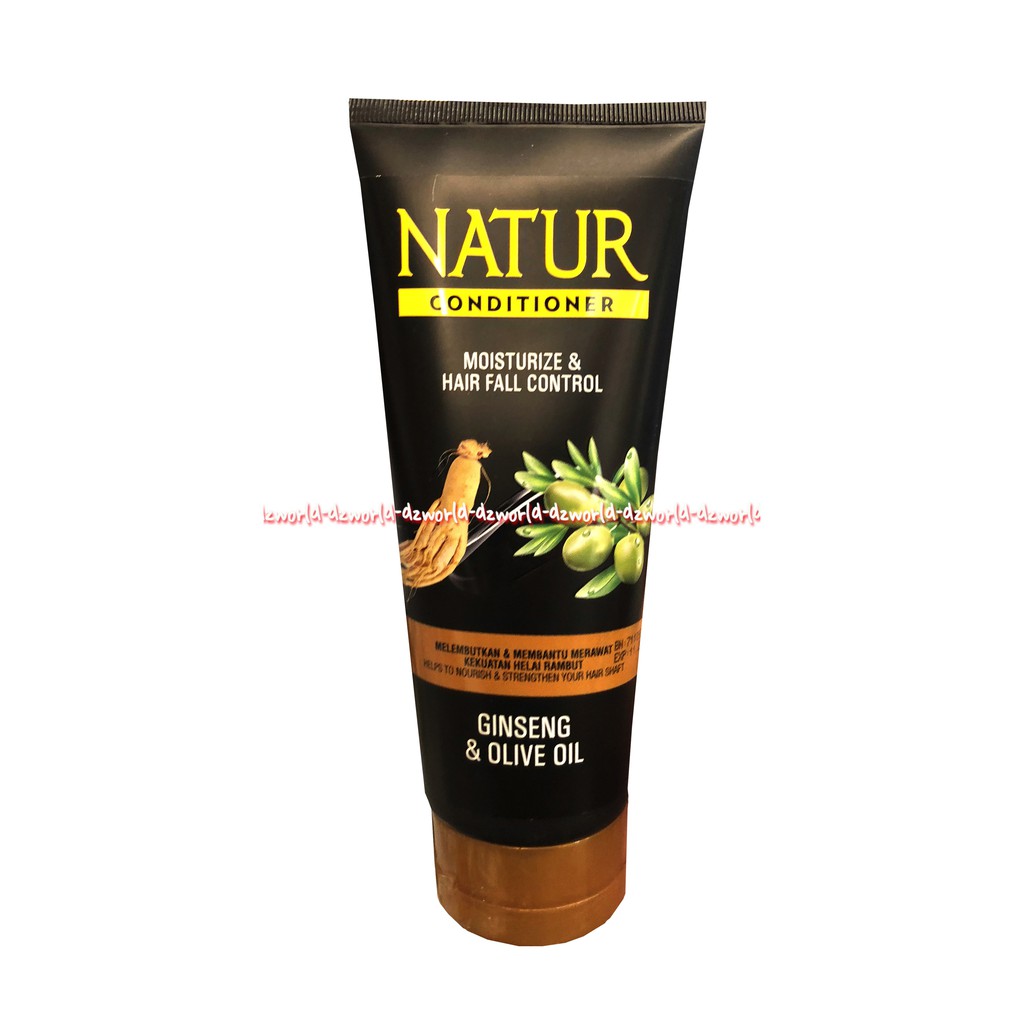 Natur Conditioner Moisturize &amp; Hair Fall Control Ginseng &amp; Olive Oil Melembutkan Rambut 200mL