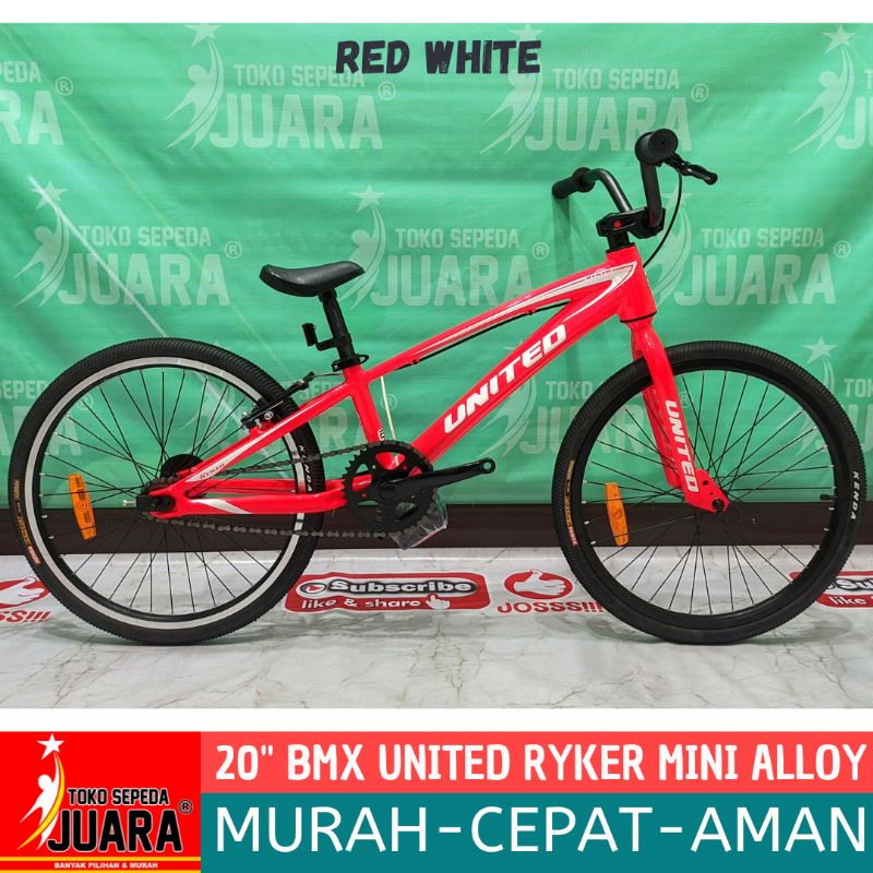 SEPEDA BMX UNITED RYKER MINI ALLOY 20 INCH 451 (SOLO RAYA)