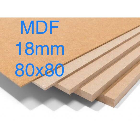 Papan MDF 18mm (80x80)cm, triplek MDF, papan kayu MDF, plywood MDF