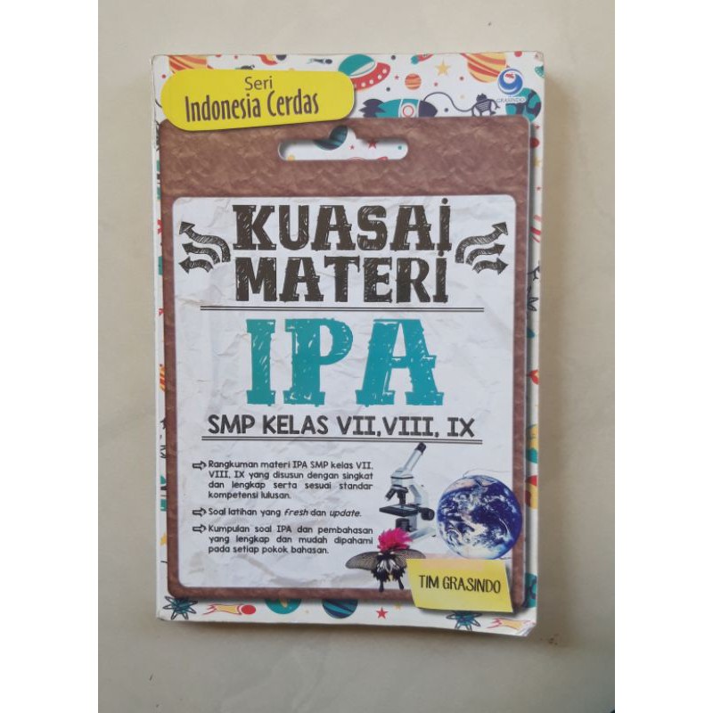 Preloved Buku Kuasai Materi IPA SMP Kelas VII, VIII, IX 7,8,9