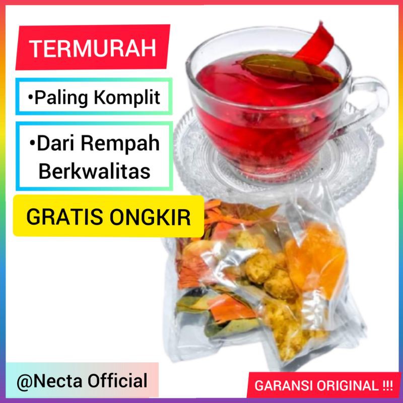 

WEDANG UWUH KOMPLIT ASLI IMOGIRI JOGJA KEMASAN PLASTIK ISI 10pcs