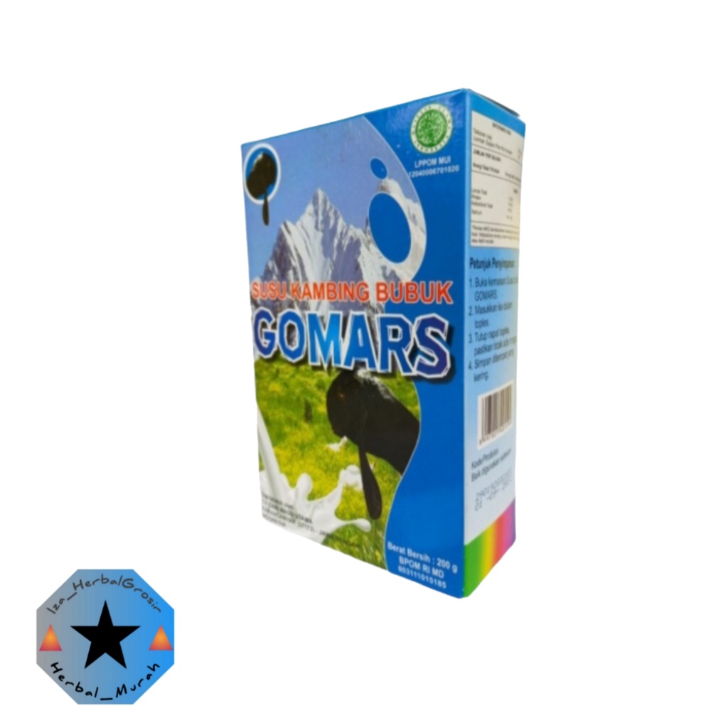 

GOMARS Susu Kambing Etawa Bubuk 200 gram ORIGINAL