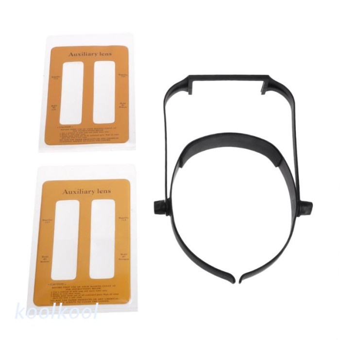 

Kool Headband Kaca Pembesar Lensa Pengganti 1.6x 2.0x 2.5x 3.5x