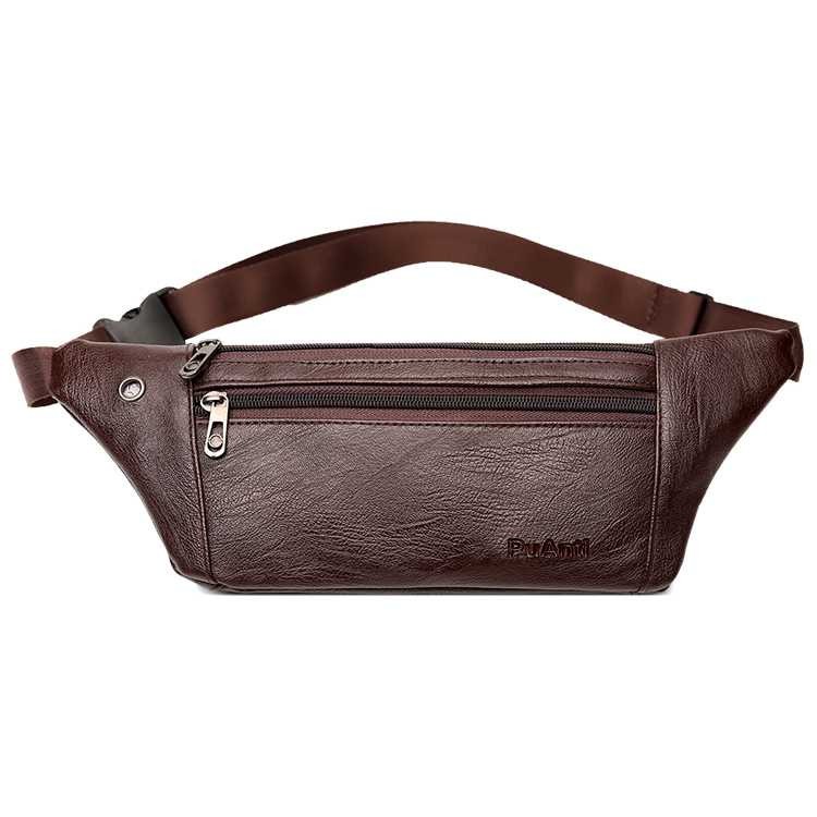 [ORIGINAL] Tas Pinggang Selempang Kulit Pria Outdoor Sports Waist Bag Import Rhodey/Sport