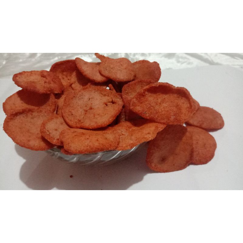 

Keripik basreng bumbu kering Halal Neto 250gr