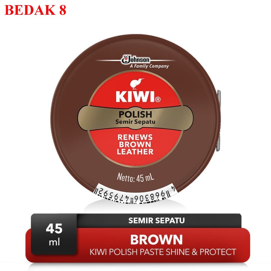 Kiwi Paste Shoe Polish 45ml/ Semir Sepatu Kiwi Padat 45 ml