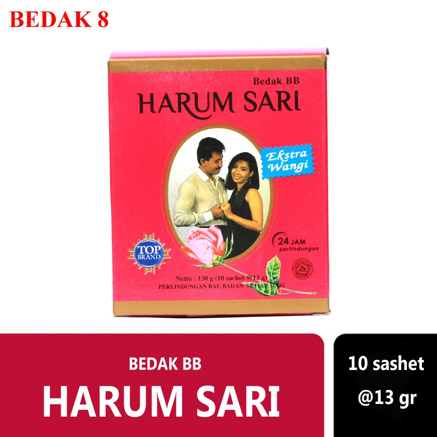 Bedak BB Harum Sari 1 pak = 10 sashet