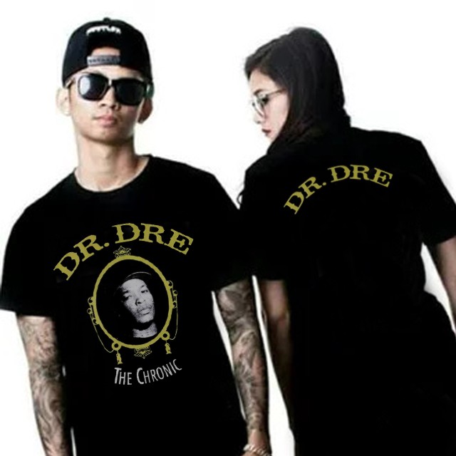 Kaos DR DRE The Chronic Tshirt Casual Unisex T-SHIRT Bahan Katun