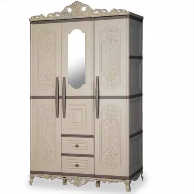 OLYMPLAST LEMARI 3 PINTU CLASSIC