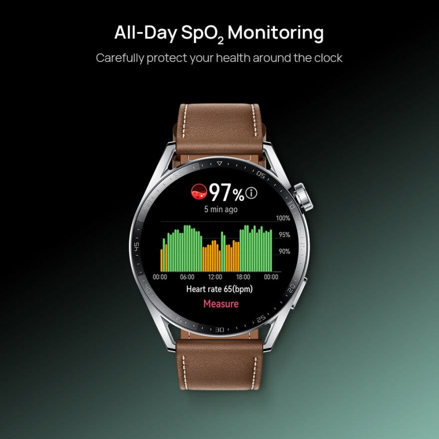HUAWEI WATCH GT 3 46MM | All-Day SpO2 Monitoring | Garansi Resmi-4