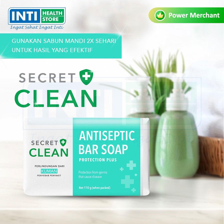 Secret Clean | Antiseptic Bar Soap 110 gr | Sabun Batang Antiseptik